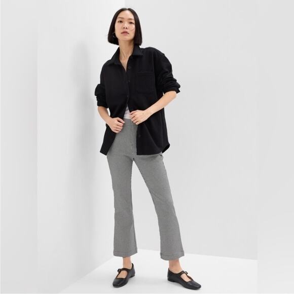 NWT Gap High Rise Kick Fit Houndstooth Pants Size 18 - Picture 1 of 11